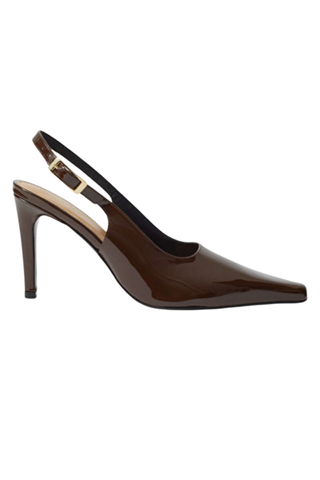 Patent Leather Slingback Pumps