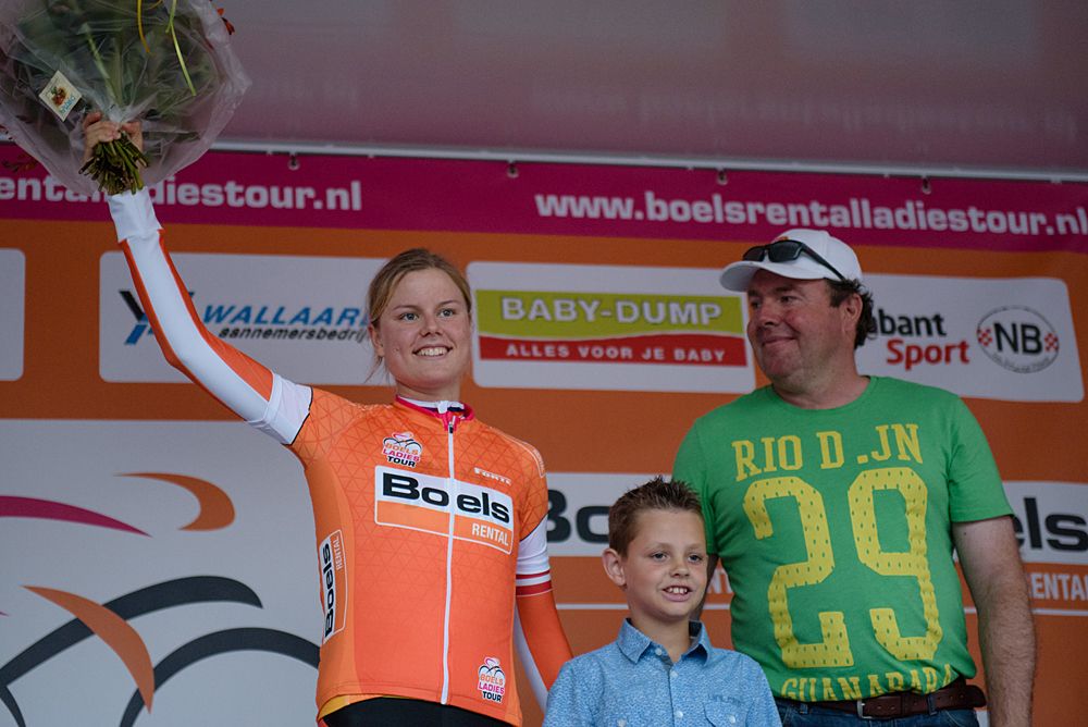 Amalie Dideriksen (Den) Boels Dolmans Cyclingteam leads the Boels Rental Ladies Tour