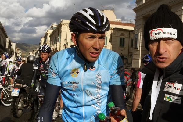 GC winner Matteo Montaguti (De Rosa - Stac Plastic) at the stage finish.