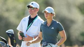 Jamie Longman and Linn Grant at the 2023 CME Group Tour Championship at Tiburon Golf Club