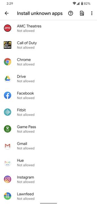 Android 10 install unknown apps