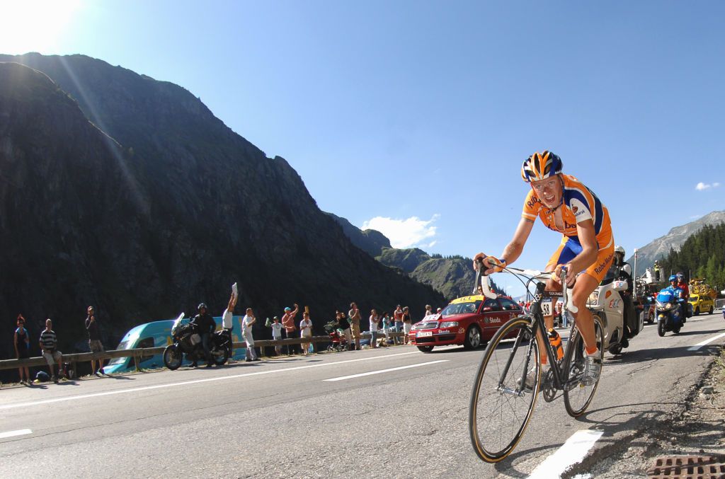 Cycling : Tour de France 2007 / Stage 8
RASMUSSEN Michael (Den) /
Le Grand-Bornand - Tignes (165 Km)
Ronde van Frankrijk / Etape Rit / TDF / (c)Tim De Waele