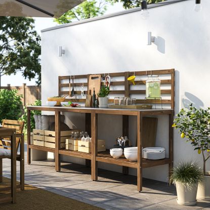 IKEA outdoor kitchen