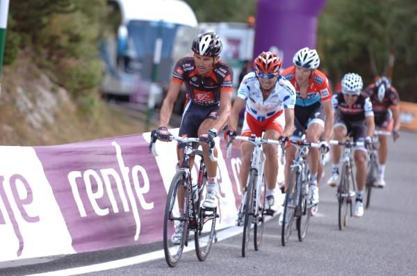 Marzio Bruseghin (Caisse d'Epargne) finished the stage strongly.