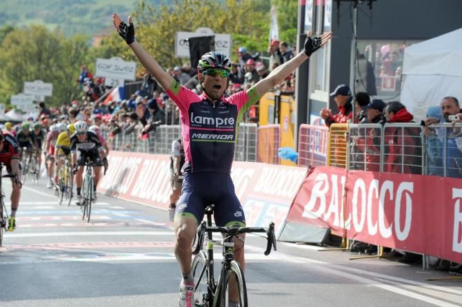 Diego Ulissi (Lampre-Merida) wins stage 4 of the Giro d'Italia