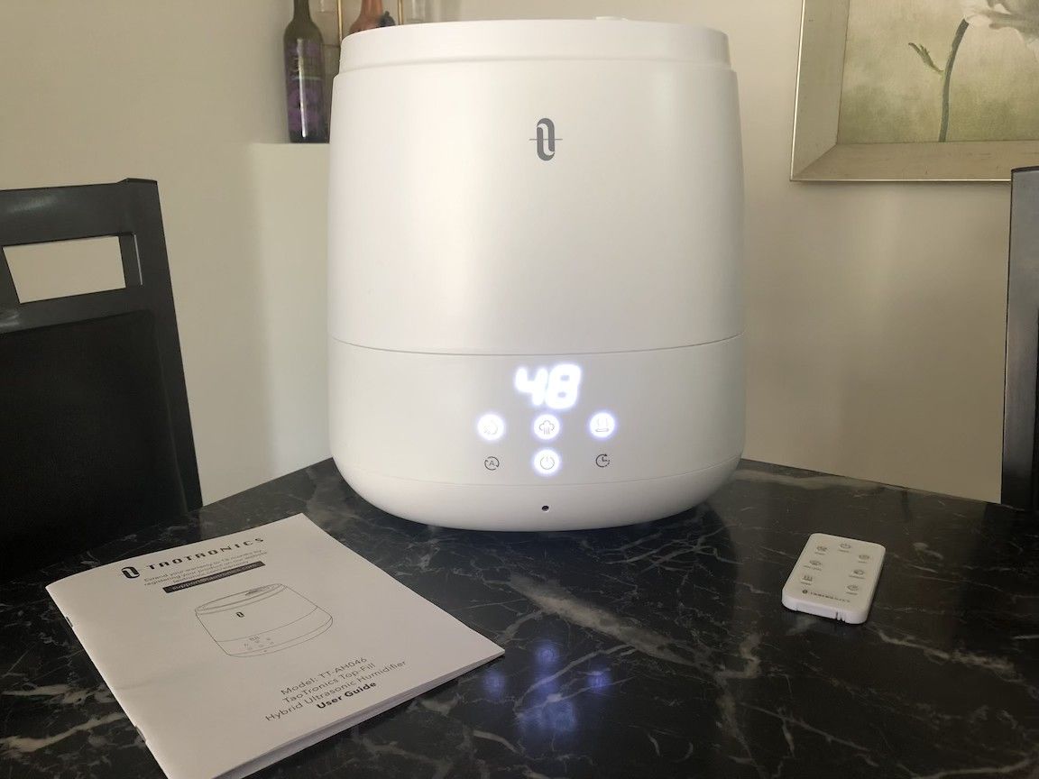 TaoTronics TopFill Hybrid Ultrasonic Humidifier Review Maintain