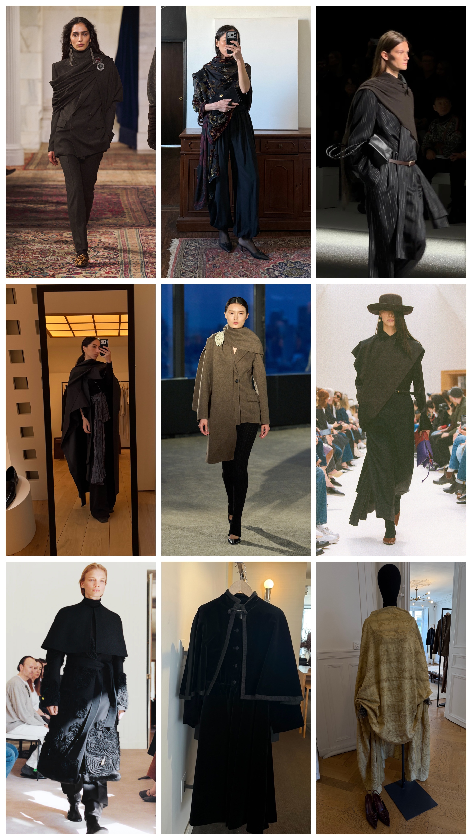 collage of Alexis Badiyi and Fall 2026 collections