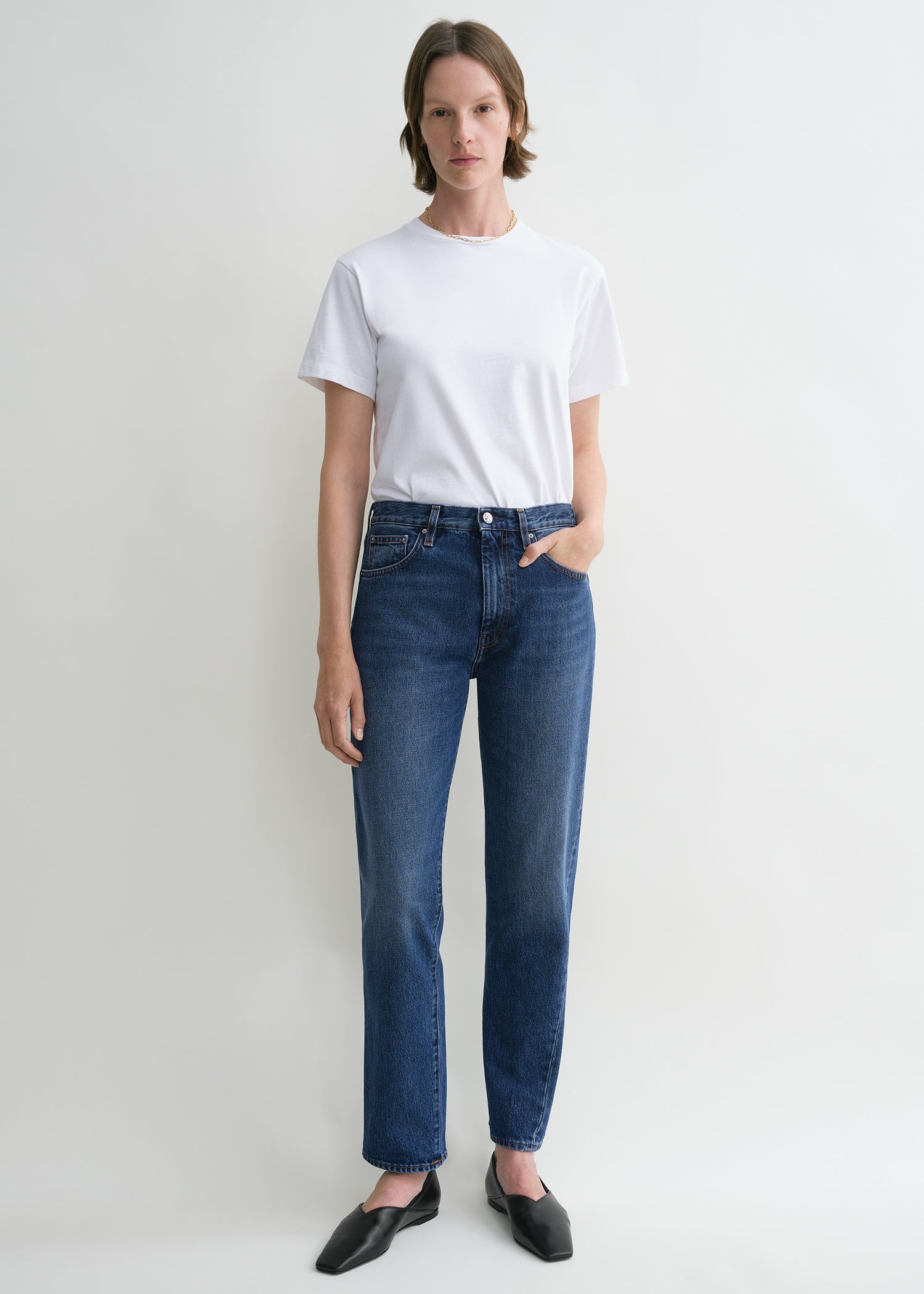 Twisted Seam Denim Washed Blue - 23/30