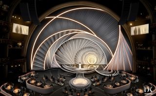 Oscars Set 2022 by David Korins with golden arches