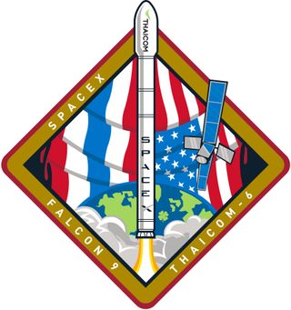SpaceX's Falcon 9 Thaicom 6 Mission Patch