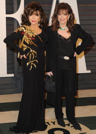 Joan and Jackie Collins