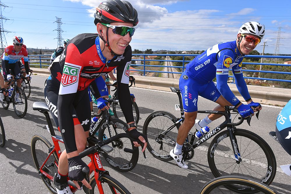 Philippe Gilbert (Quick-Step) and Dylan Teuns (BMC Racing)