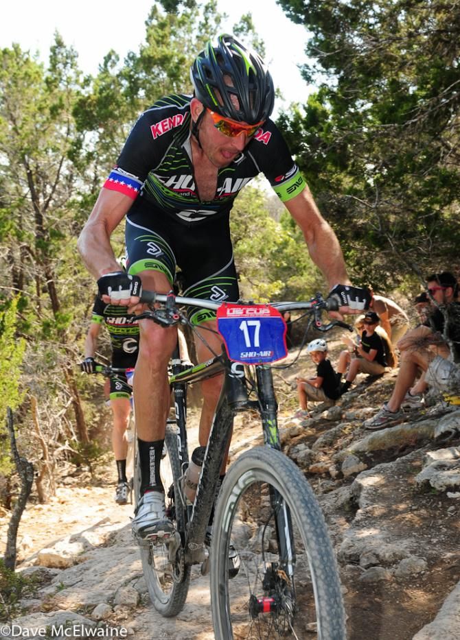 Big Ryan Trebon (Sho-Air/Cannondale) could not keep the pace of the leaders today