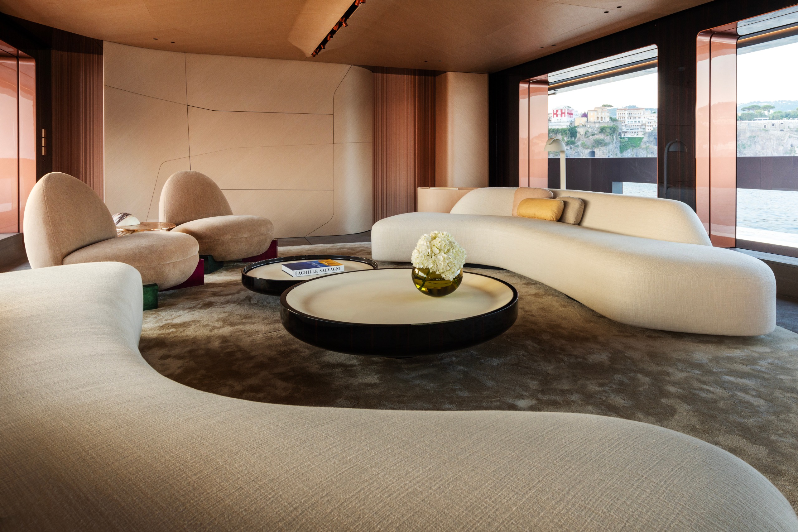 The living room on the main deck