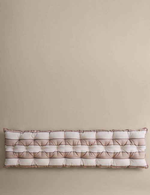 Striped Outdoor Bench Pad