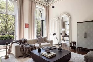 Baz Luhrmann's townhouse living room