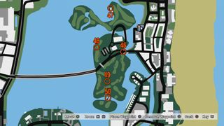 GTA Vice City hidden packages in Leaf Links map