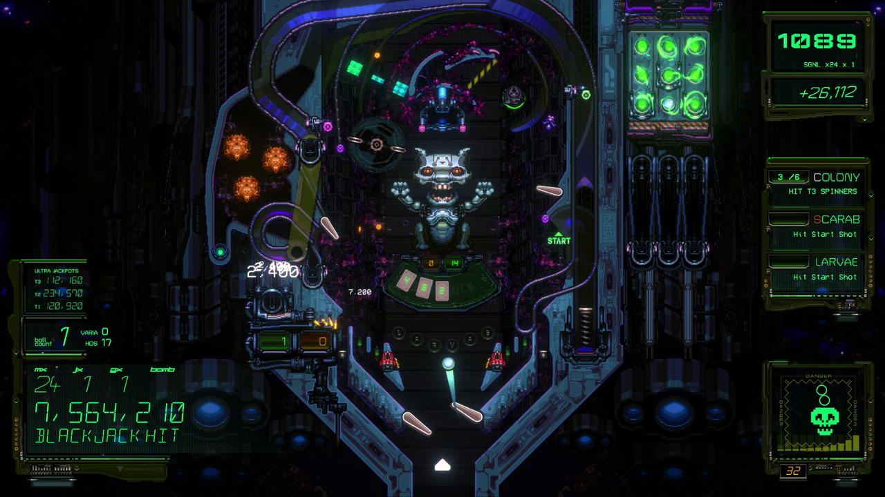 Xenotilt pinball