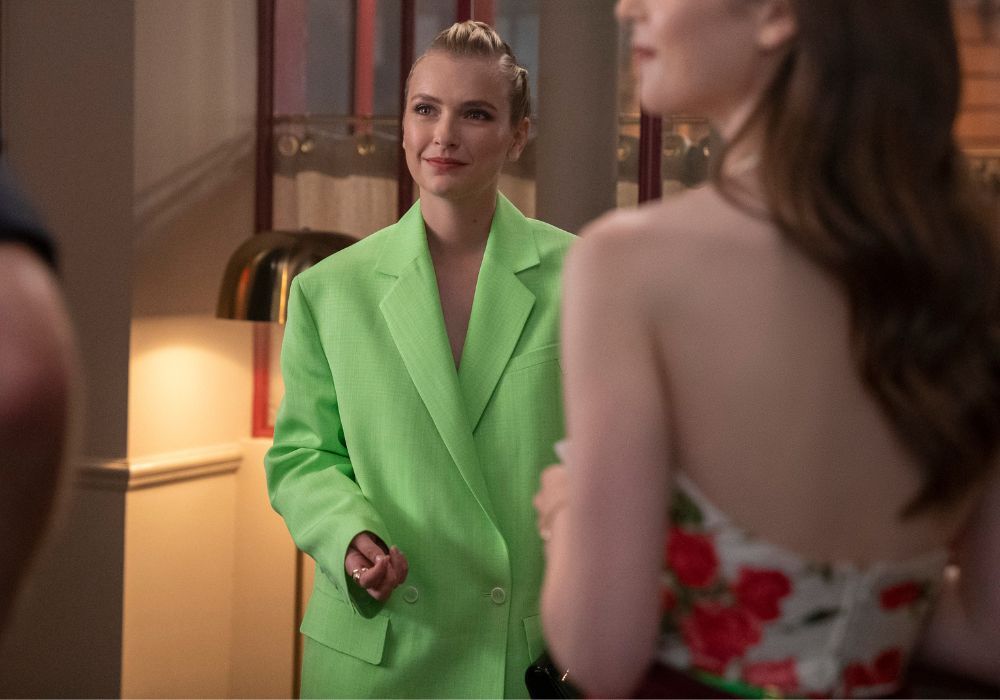 Camille Razat wears Jacquemus in Emily in Paris