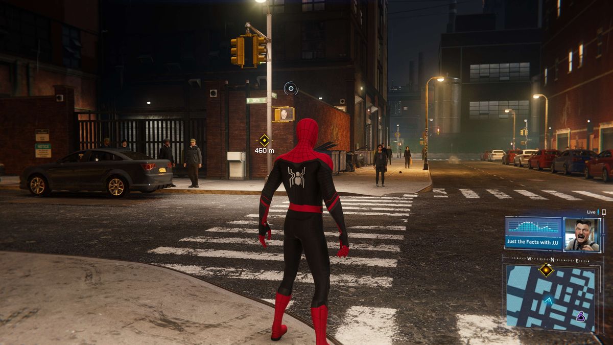 Spiderman Remastered upscaling