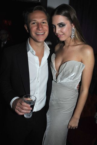 Dave Clarke And Amber Le Bon At The Playboy 60th Anniversary Party
