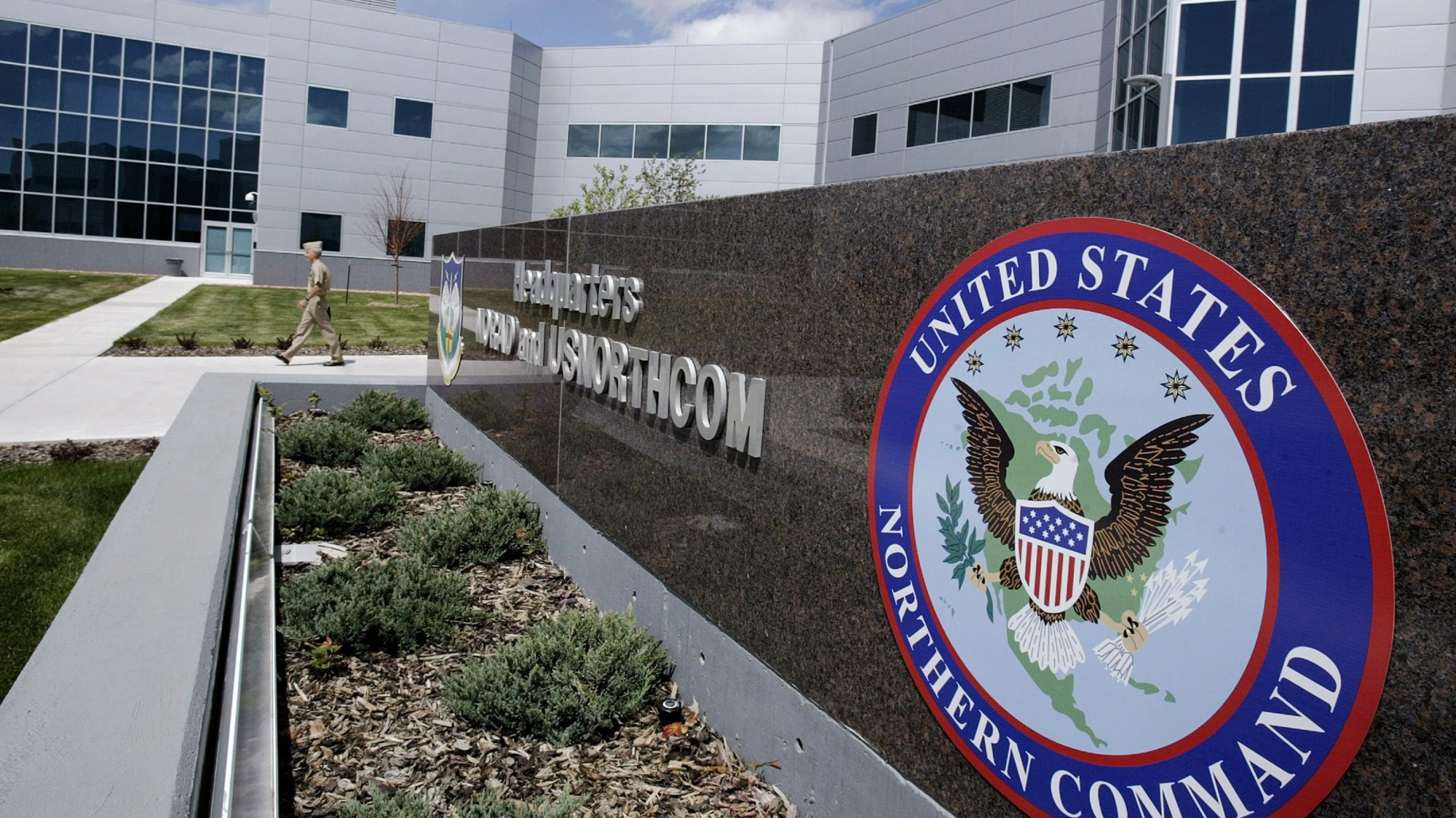 The NORAD headquarters in Colorado Springs, Colorado.