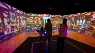 Planet Ice Bristol, England, puts on the immersive and interactive “Enchanted Christmas.”