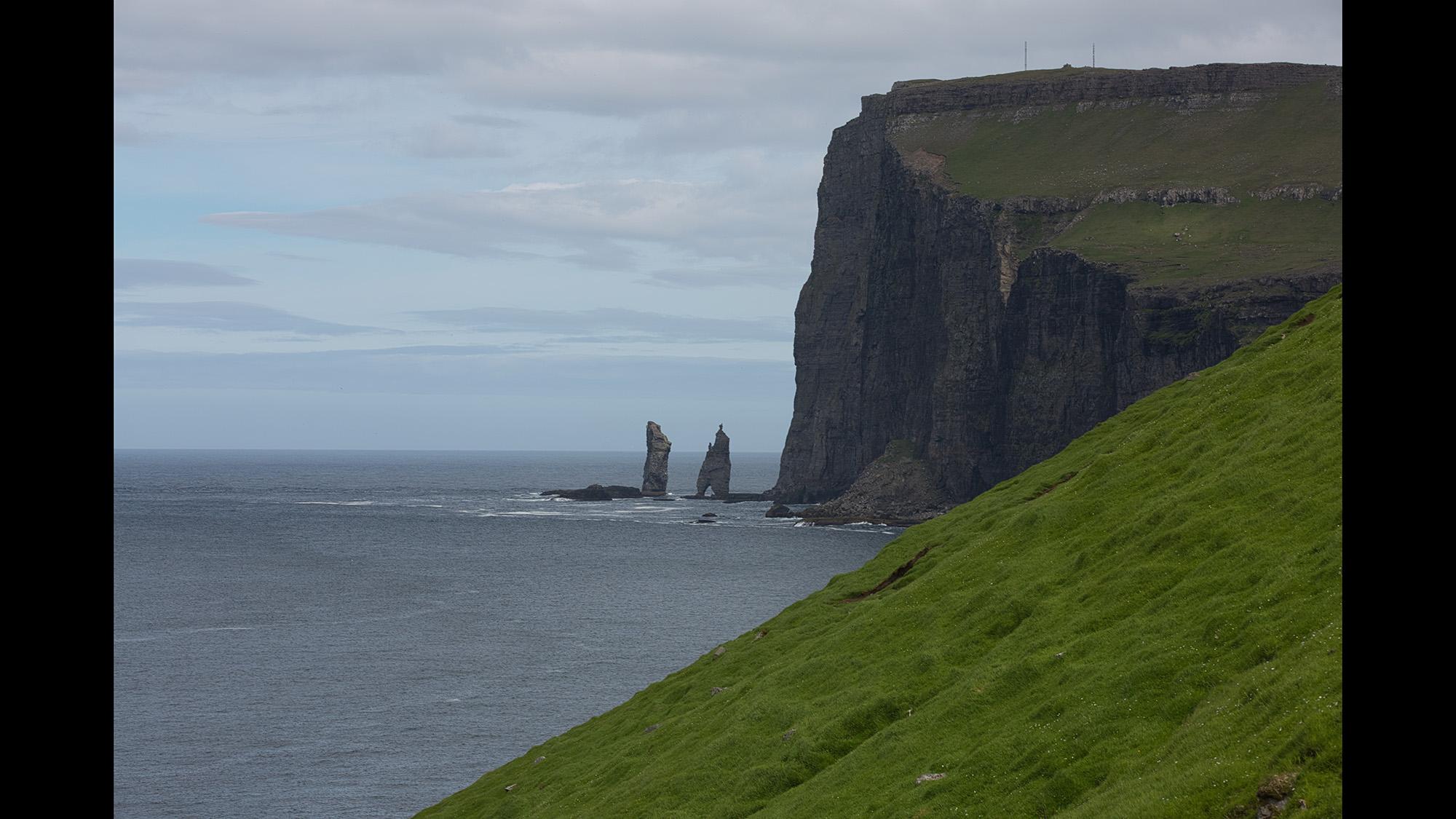 Cliffs on a coastline