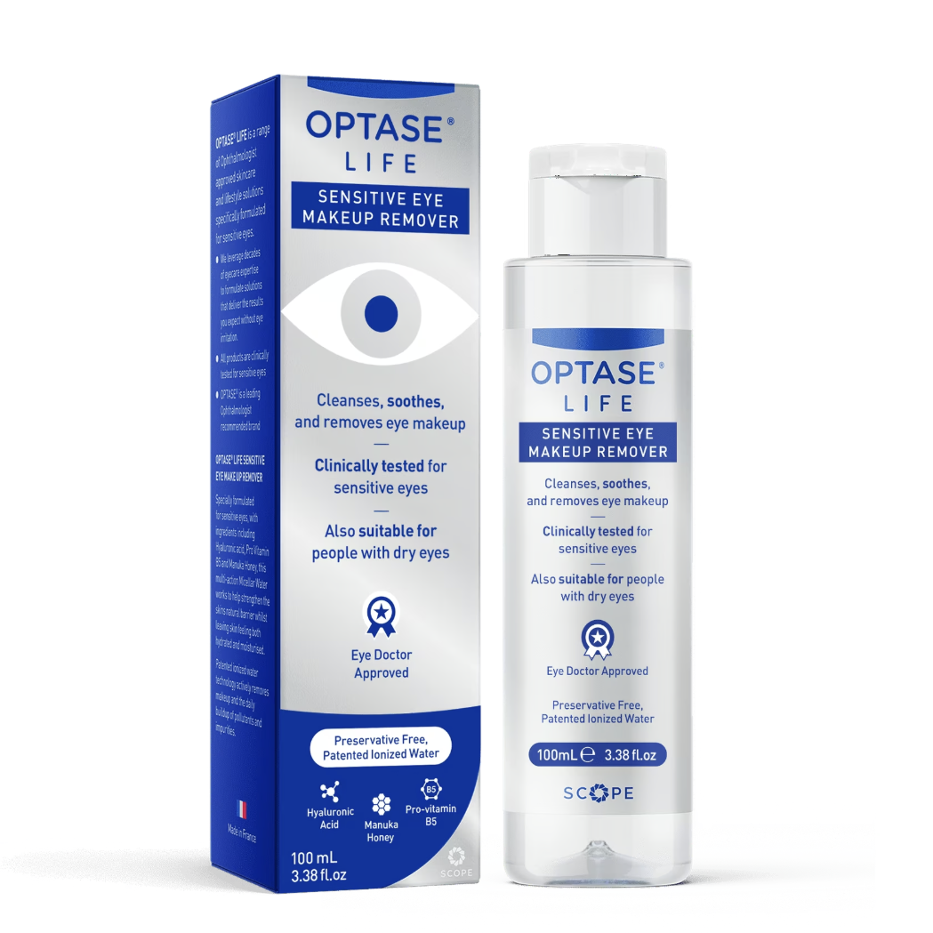 Optase Life Sensitive Eye Makeup Remover &amp;ndash; Doctor Approved and Is Specifically Formulated to Be Extra-Gentle and Effectively Remove Makeup From Sensitive Dry Skin Around the Eyes.