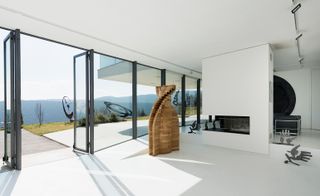 House with Glass door