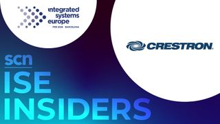 The ISE Insiders 2026 banner with Crestron logo.