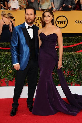 Matthew McConaughey & Camila Alves At The Screen Actors Guild Awards 2015