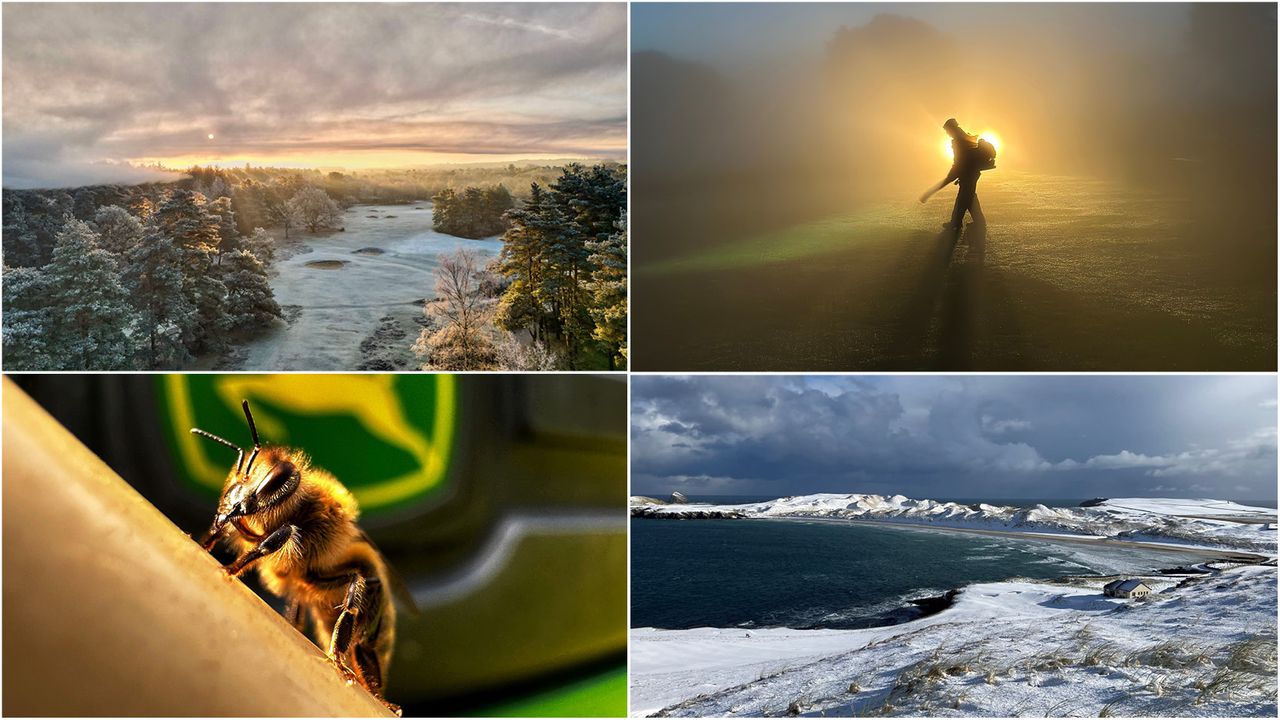 Four shots of BIGGA&#039;s annual photography competition winners in 2023