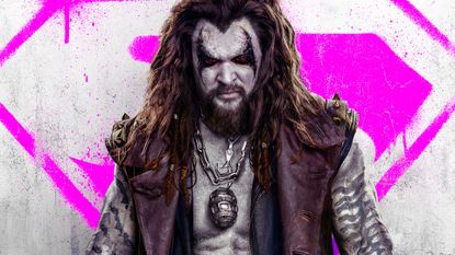 Jason Momoa as Lobo in Supergirl character poster