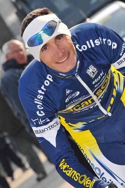 Brice Feillu looking chippper before the start.