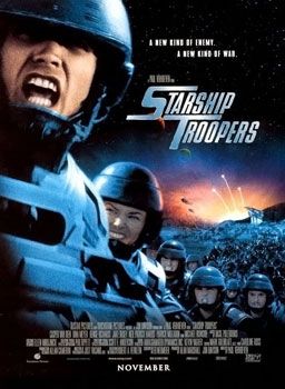 The poster for "Starship Troopers" (1997).