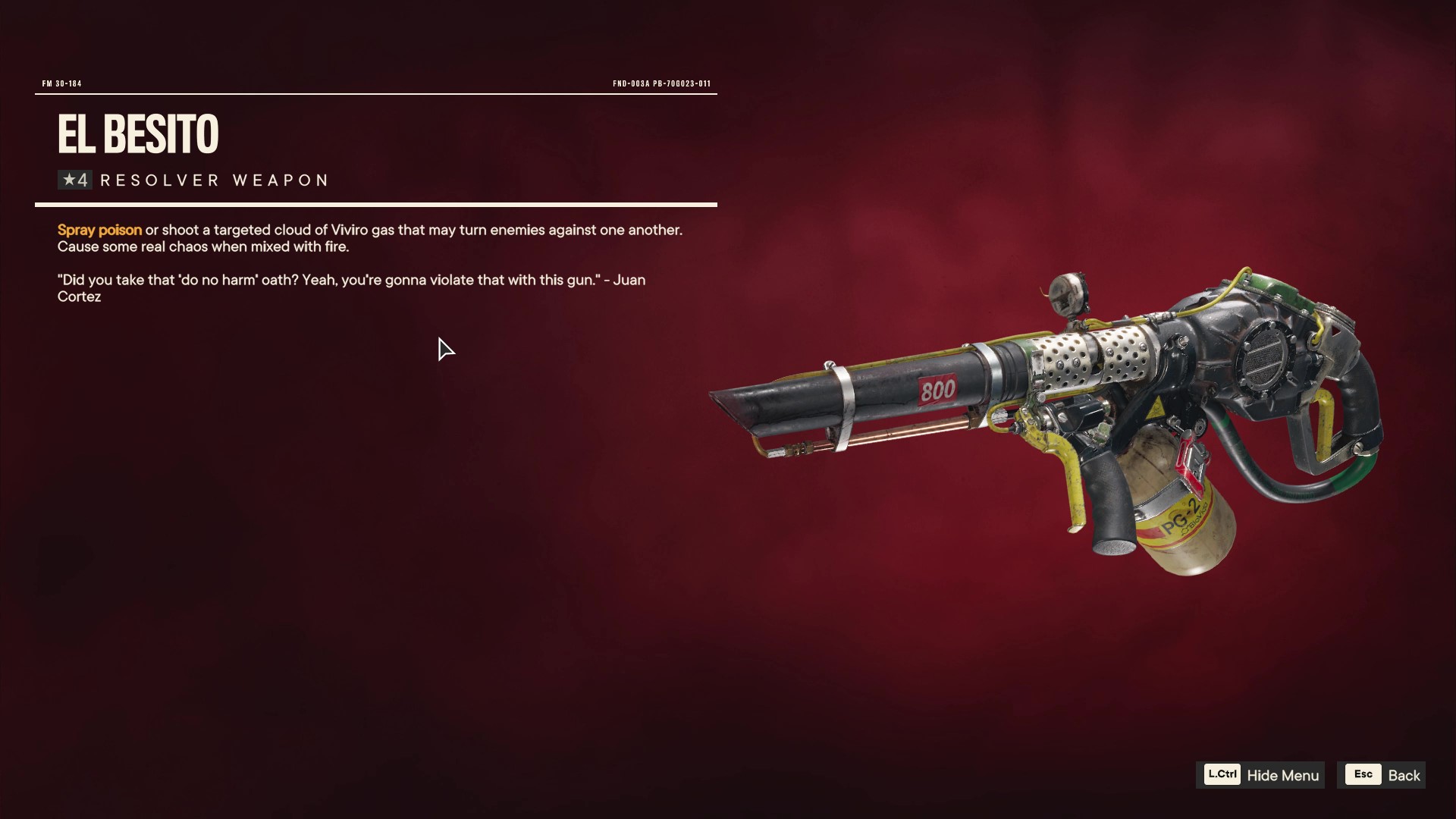 Far Cry 6 best resolver weapon el besito