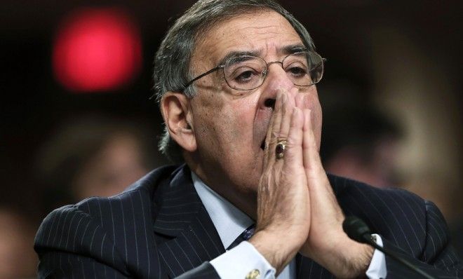 Then U.S. Defense Secretary Leon Panetta