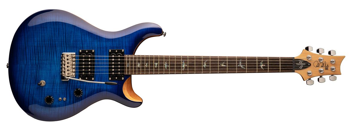 ギター PRS 35th Anniversary SE Custom 24 PRS launches Faded Blue Burst version of its highly limited 35th