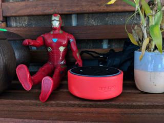 Iron Man and Echo Dot