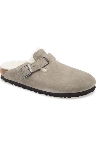 Authentische Boston-Clogs mit Shearling-Futter