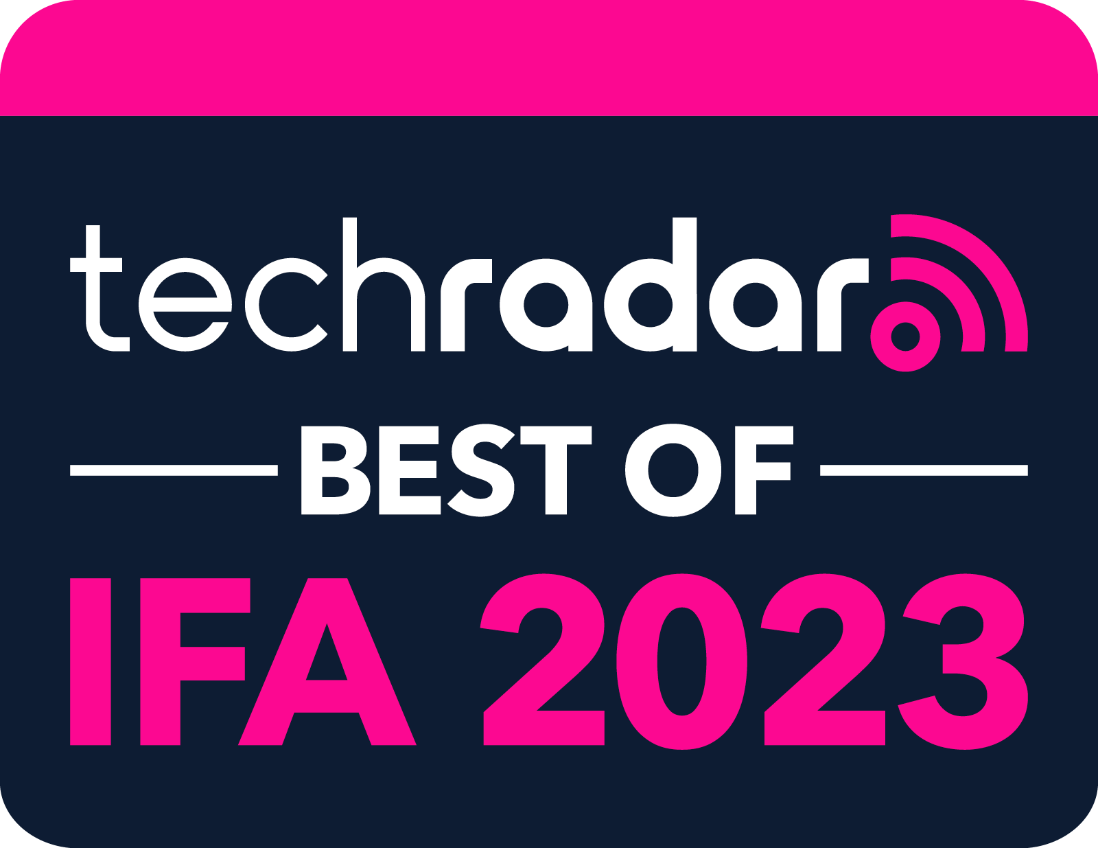Best of IFA 2023 award logo