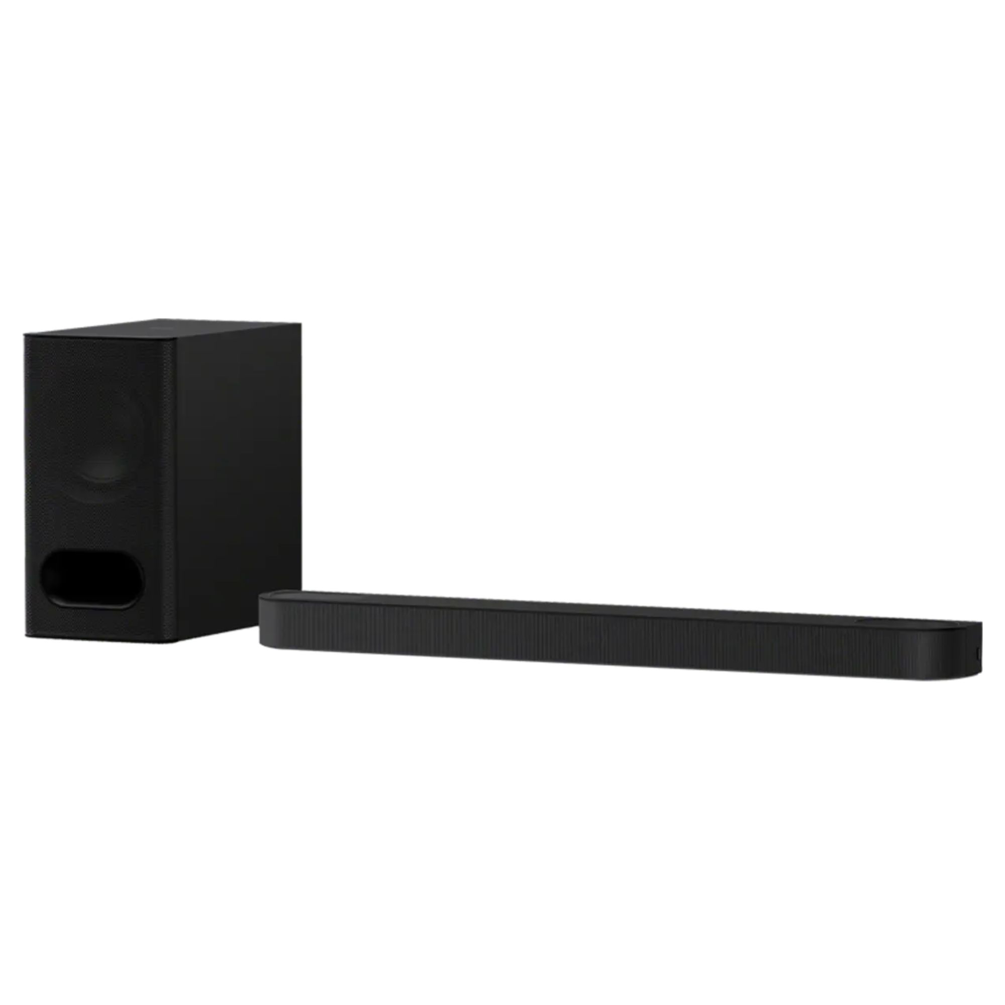 Sony BRAVIA Theater Bar 6 soundbar and subwoofer against white background.