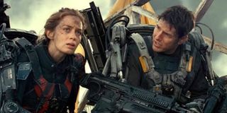 Emily Blunt and Tom Cruise in Edge of Tomorrow