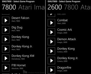 EMU7800 for Windows Phone