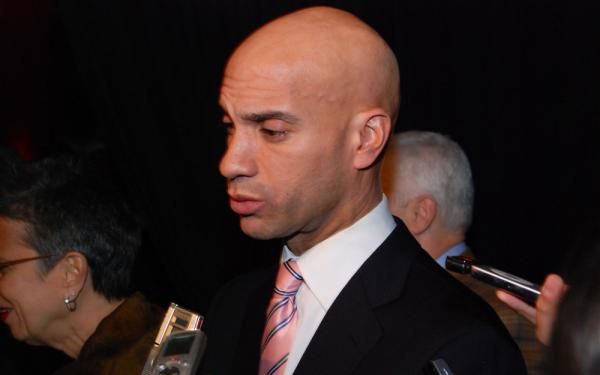 Washington DC Mayor Adrian M. Fenty is an avid cyclist