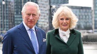 King Charles and Queen Camilla arrive for their visit to The Prince's Foundation training site in 2022