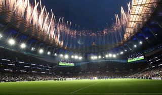 Tottenham host Manchester City in their new stadium on Tuesday