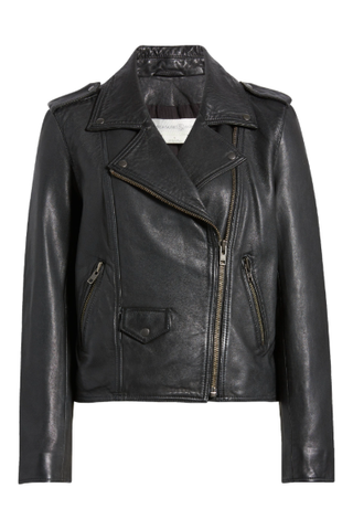 Treasure & Bond Leather Moto Jacket