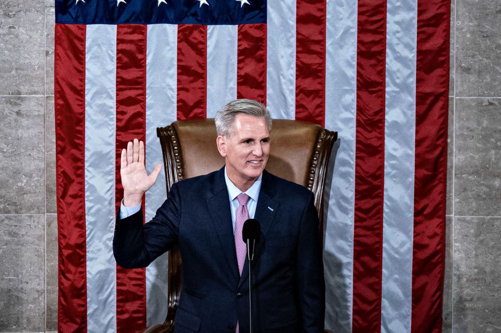 House Speaker Kevin McCarthy is sworn in